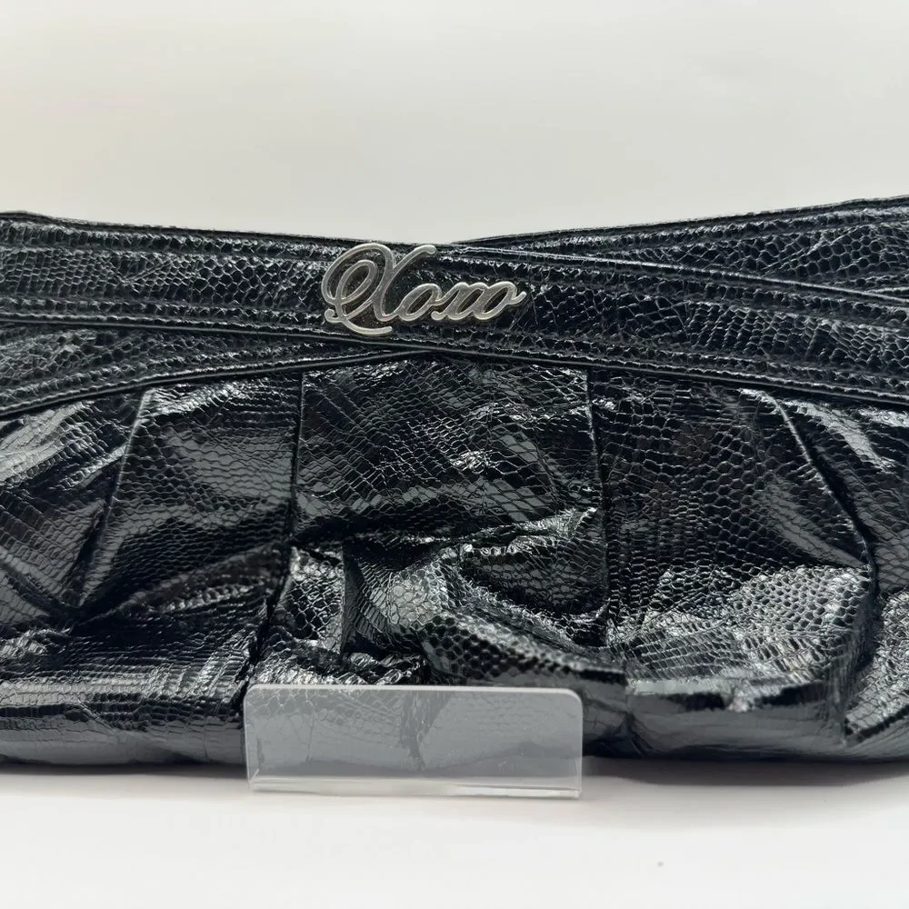 XOXO Black Clutch Elegant Wristlet Design